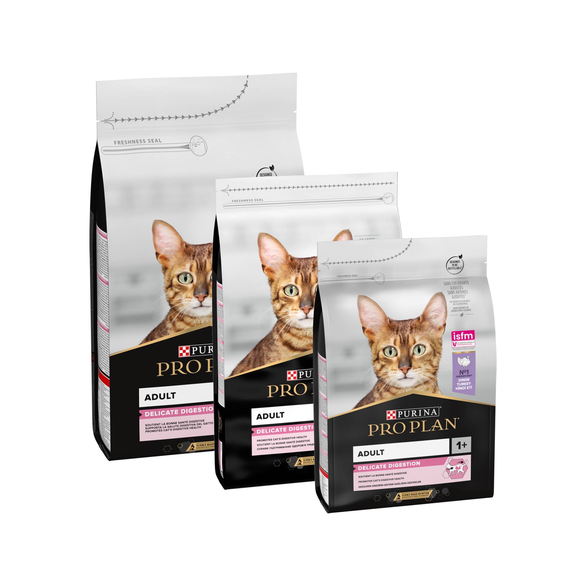 Purina Pro Plan Delicate Katzenfutter - Pute - 3 kg von Purina
