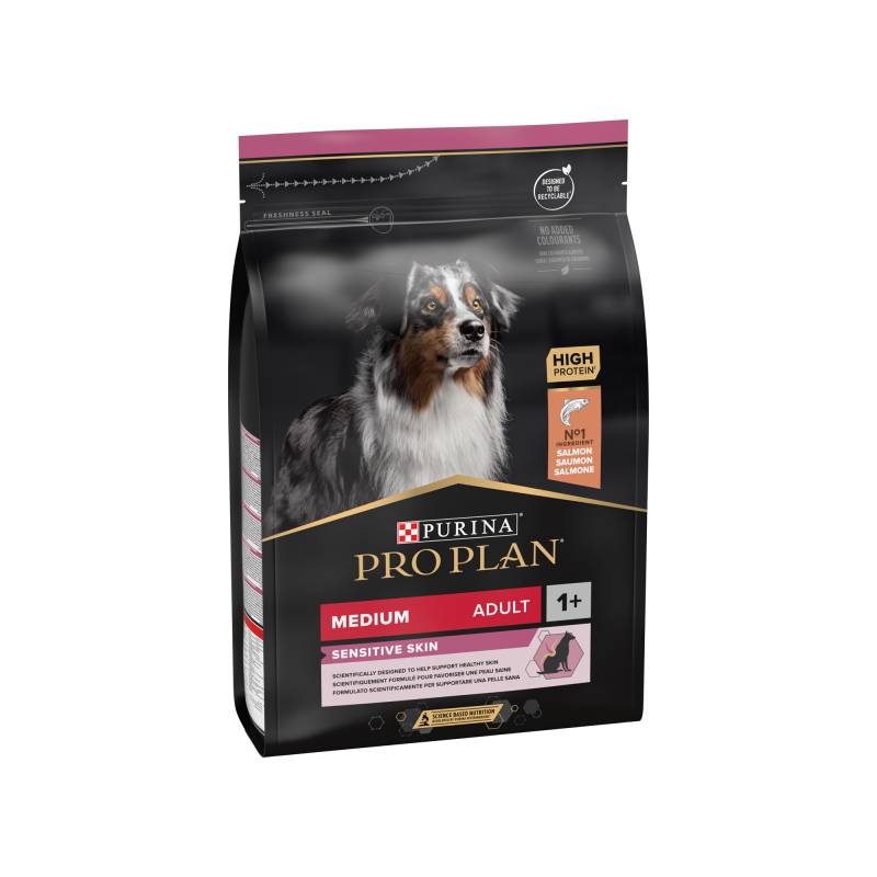 Purina Pro Plan Dog - Medium Adult - Sensitive Skin - Lachs - 2 x 14 kg von Purina