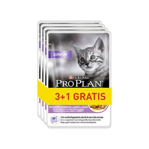 Purina Pro Plan Junior Türkei Katzenfutter 4 x 85 g Purina Pro Plan Junior Türkei Katzenfutter 4 x 85 g von Purina