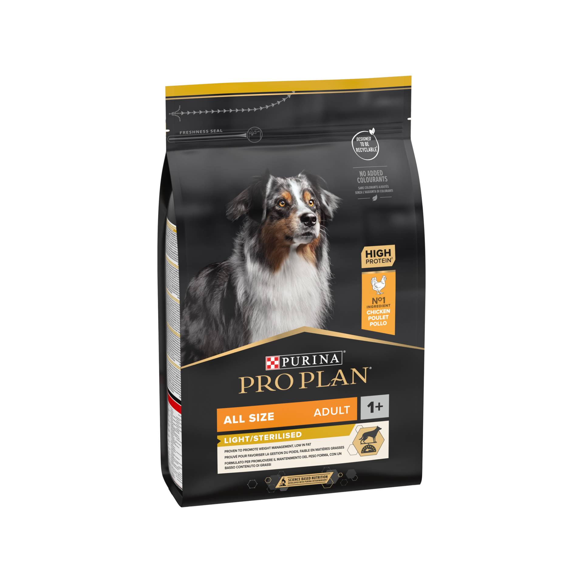 Purina Pro Plan Light/Sterilised All Size Adult Hundefutter - Huhn - 3 kg Purina Pro Plan Light/Sterilised All Size Adult Hundefutter - Huhn - 3 kg von Purina Pro Plan