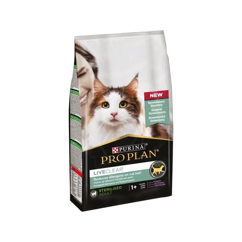 Purina Pro Plan LiveClear Sterilised Cat Food Adult - Pute - 2 x 7 kg von Purina