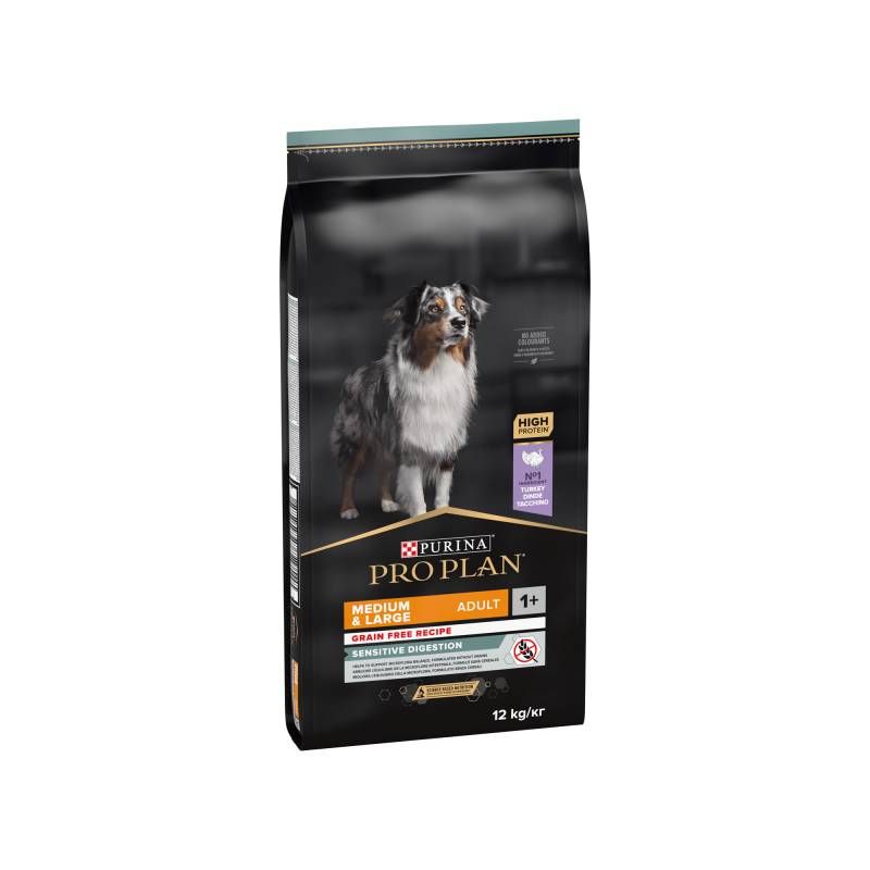 Purina Pro Plan Medium & Large Adult Sensitive Digestion Hundefutter - 12 kg von Purina