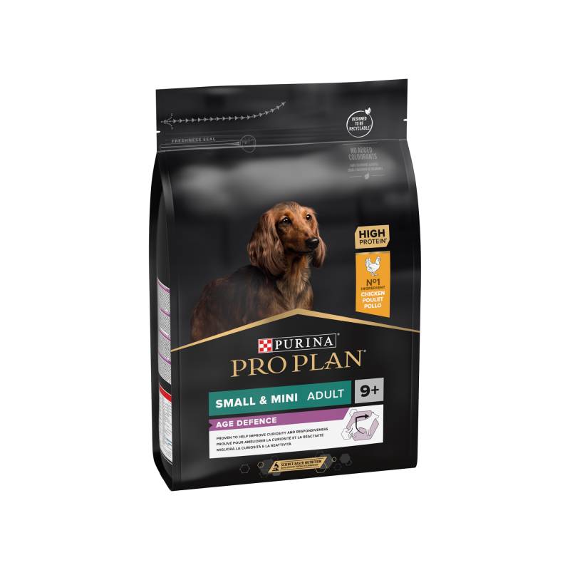 Purina Pro Plan Small & Mini 9+ Adult Hundefutter - 3 kg von Purina