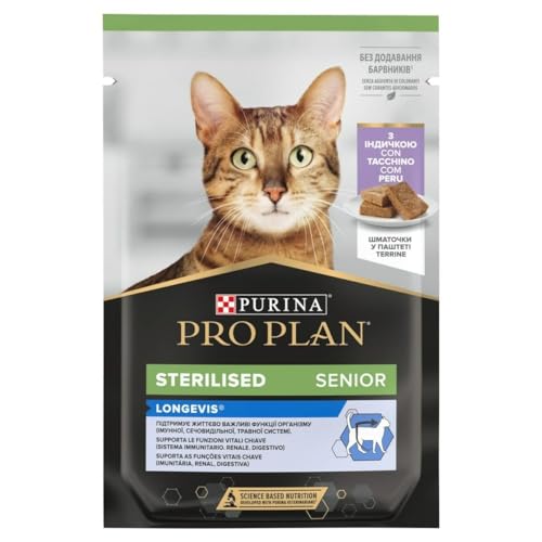 Purina Pro Plan Sterilised Truthahn Katzenfutter 75 g von Purina