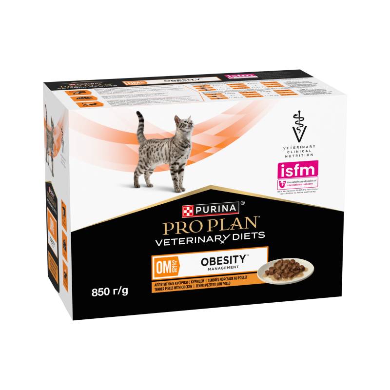 Purina Pro Plan VD OM Obesity Management Katze Huhn - 10 x 85 g von Purina Pro Plan