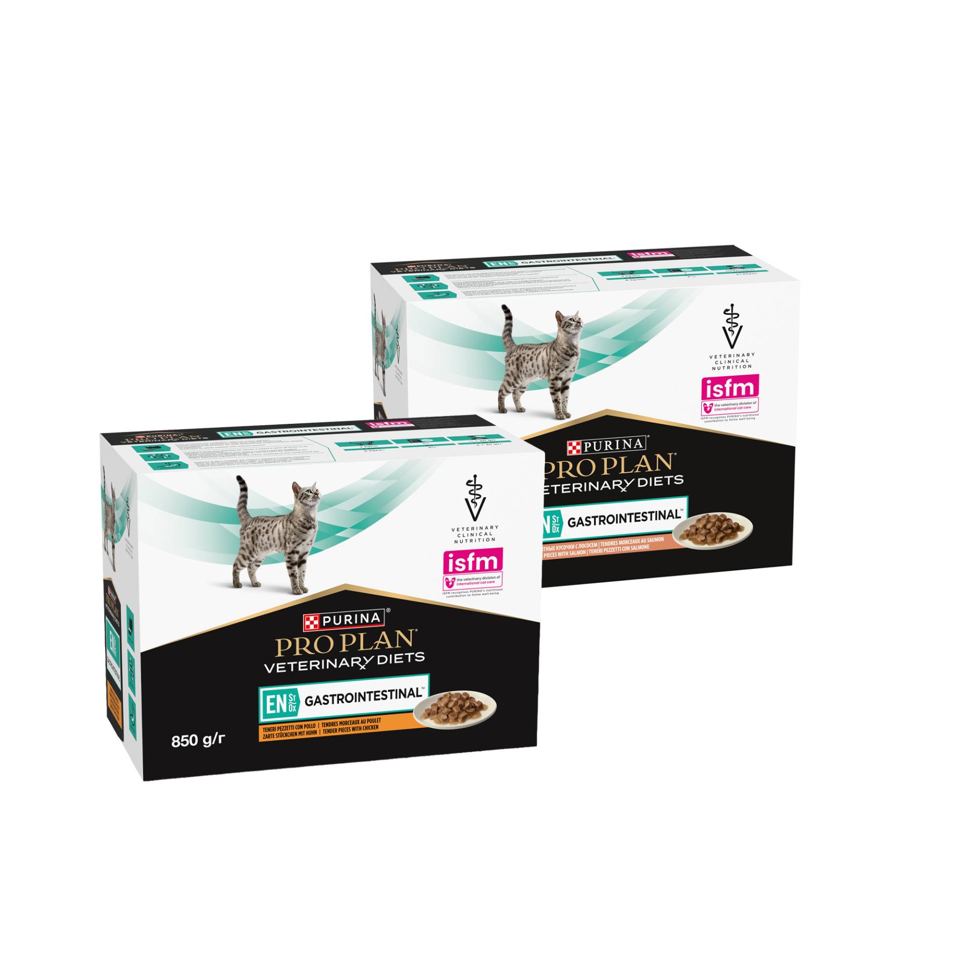 Purina Pro Plan Veterinary Diet EN Gastrointestinal - Katze - Pouch Huhn - 10 x 85 g von Purina