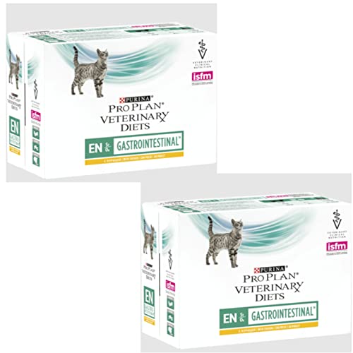 Purina Pro Plan Veterinary Diets EN GASTROINTESTINAL - Nassfutter für Katzen - Huhn - Doppelpack - 2 x 10 x 85g von Purina
