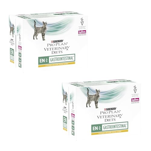 Purina Pro Plan Veterinary Diets EN GASTROINTESTINAL - Nassfutter für Katzen - Huhn - Doppelpack - 2 x 10 x 85g von Purina