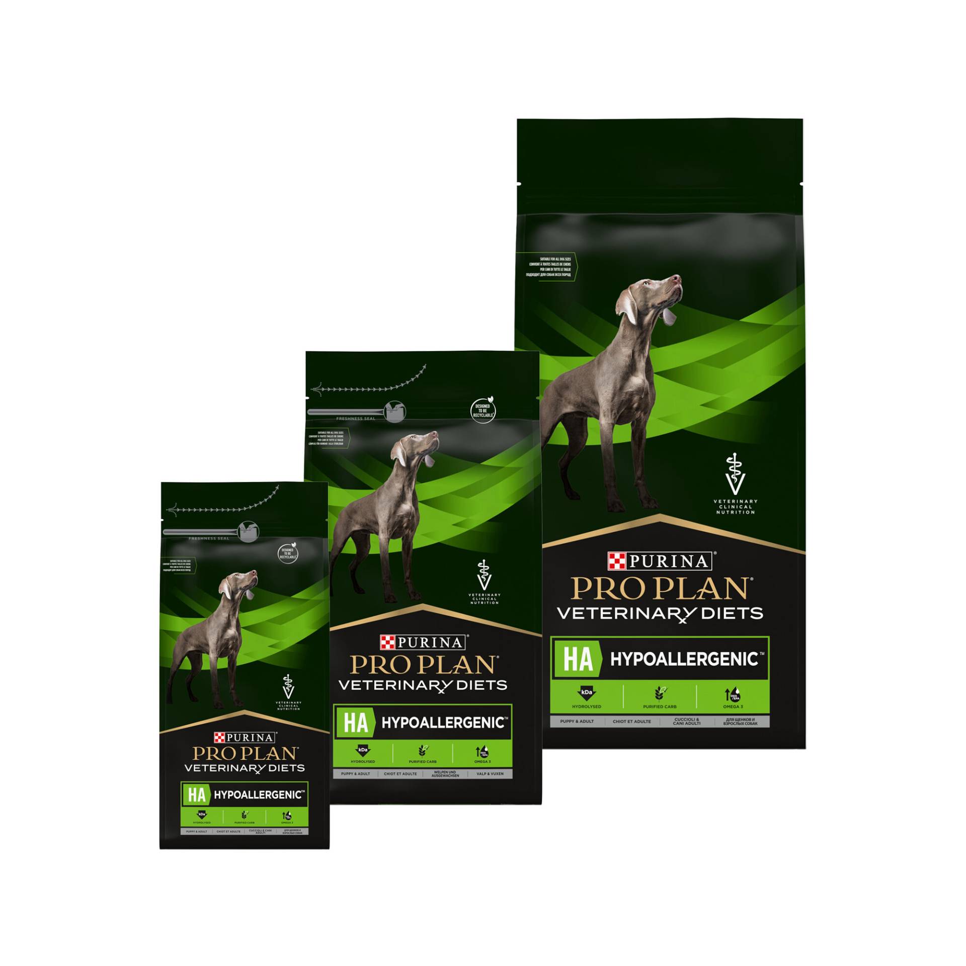 Purina Pro Plan Veterinary Diets HA Hypoallergenic Hund - 2 x 11 kg von Purina