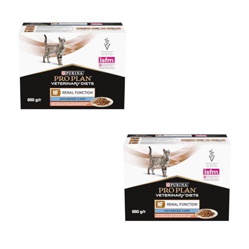 Purina Pro Plan Veterinary Diets NF Renal Function - Nassfutter für Katzen - Lachs - 2 x 10 x 85g von Purina