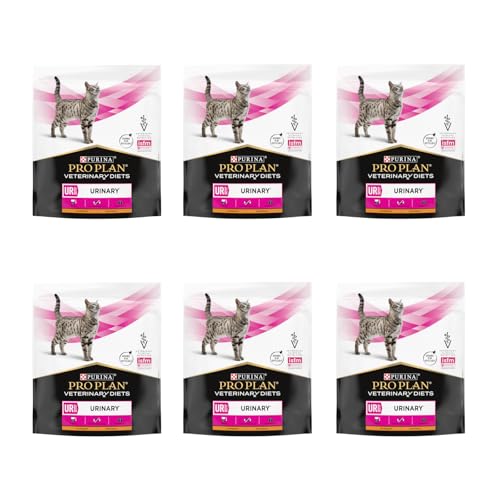 Purina Pro Plan Veterinary Diets UR Urinary | 6 x 350 g | Diät-Alleinfuttermittel für Kitten und Katzen | Zur Auflösung und zur Verringerung von Struvitsteinen von Purina