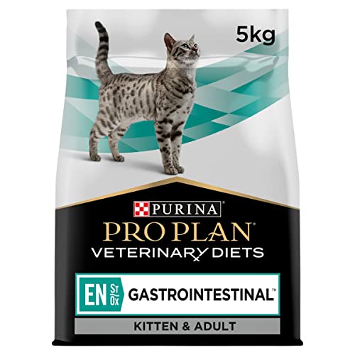 PRO PLAN Veterinary Diets EN St/Ox Gastrointestinal | 5 kg | Diätalleinfuttermittel für ausgewachsene Katzen und Kätzchen | Kann helfen bei Resorptionsstörungen des Darms von Purina