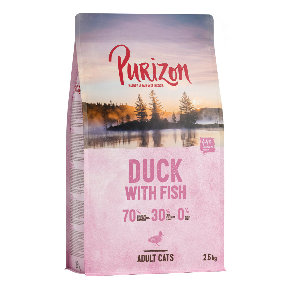 Purizon Adult Ente mit Fisch - getreidefrei - 2,5 kg von Purizon