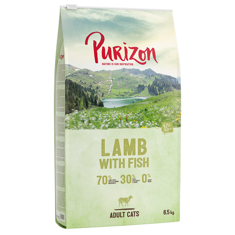 Purizon Adult Lamm mit Fisch - getreidefrei - Sparpaket: 2 x 6,5 kg von Purizon