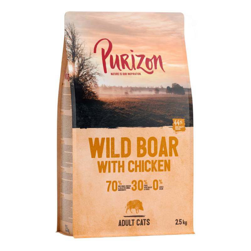 Purizon Adult Wildschwein mit Huhn - getreidefrei - 2,5 kg von Purizon