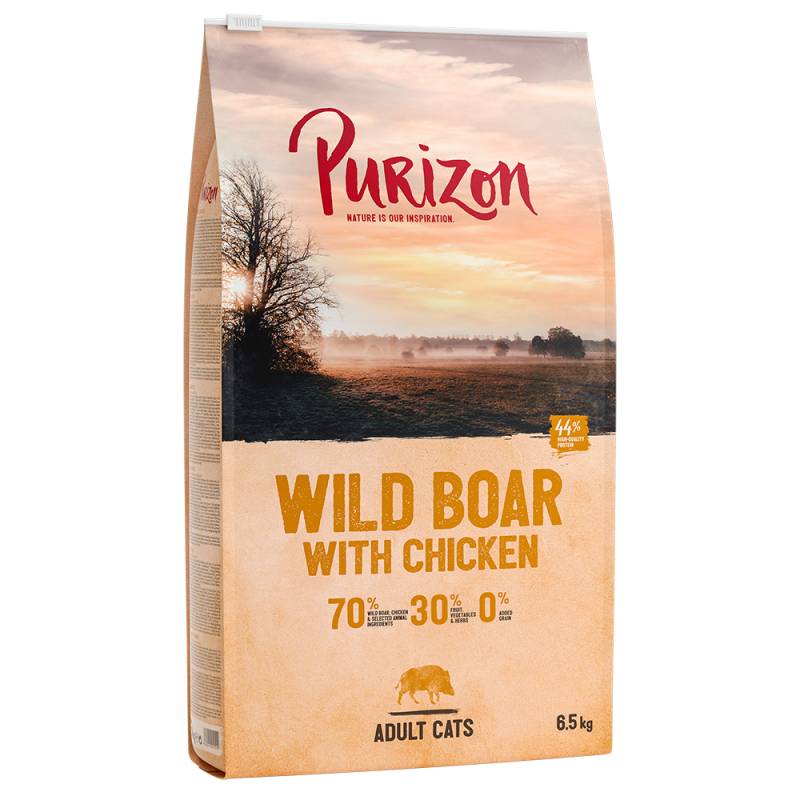Purizon Adult Wildschwein mit Huhn - getreidefrei - Sparpaket: 2 x 6,5 kg von Purizon