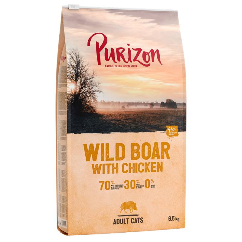 Purizon Original Wildschwein mit Huhn - getreidefrei - Sparpaket: 2 x 6,5 kg von Purizon