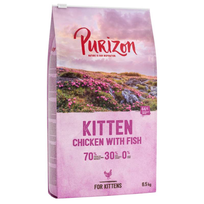 Purizon Kitten Huhn & Fisch - getreidefrei -  Sparpaket: 2 x 6,5 kg von Purizon