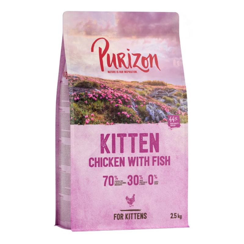Purizon Kitten Huhn & Fisch - getreidefrei -  2,5 kg von Purizon