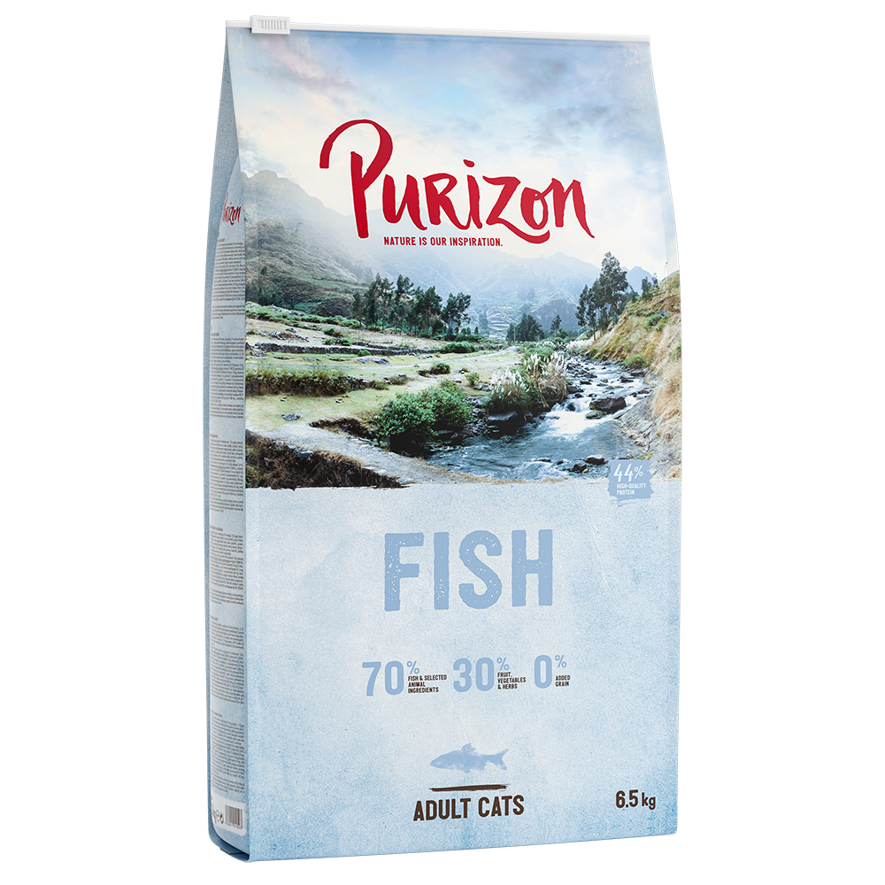 Purizon Sparpaket 2 x 6,5 kg - Adult Fisch von Purizon