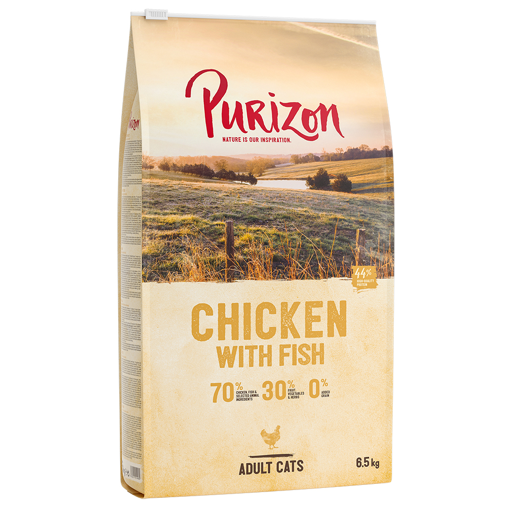 Purizon Sparpaket 2 x 6,5 kg - Adult Huhn & Fisch von Purizon