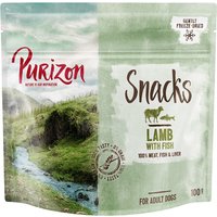 Purizon Snack Lamm mit Fisch - getreidefrei - 3 x 100 g von Purizon
