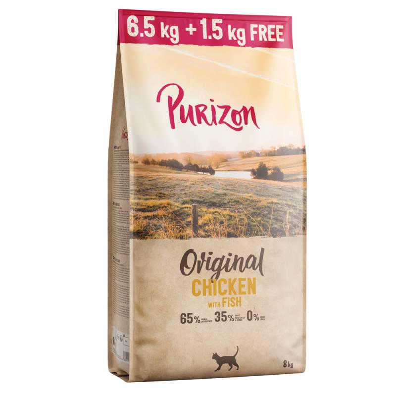1,5 kg gratis! 8 kg Purizon Adult Getreidefrei - Original Huhn mit Fisch 1,5 kg gratis! 8 kg Purizon Adult Getreidefrei - Original Huhn mit Fisch von Purizon