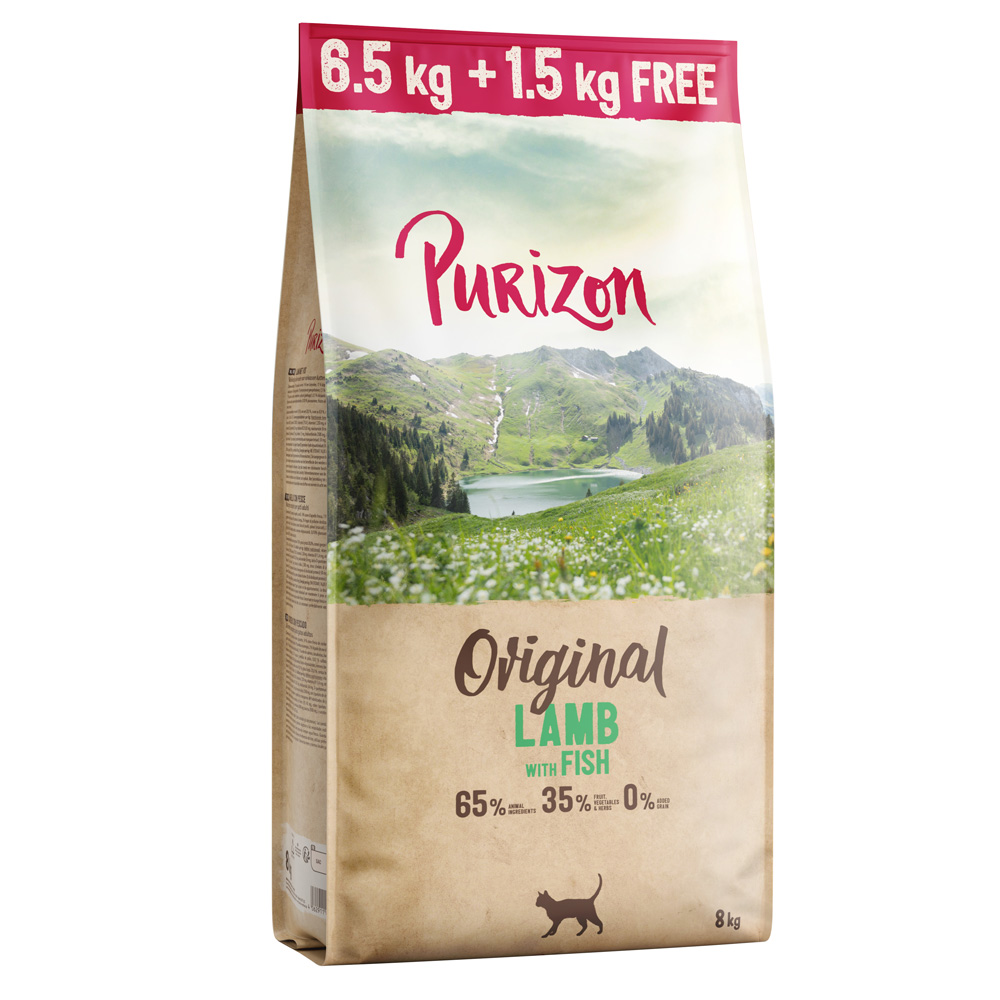 1,5 kg gratis! 8 kg Purizon Adult Getreidefrei - Original Lamm mit Fisch 1,5 kg gratis! 8 kg Purizon Adult Getreidefrei - Original Lamm mit Fisch von Purizon