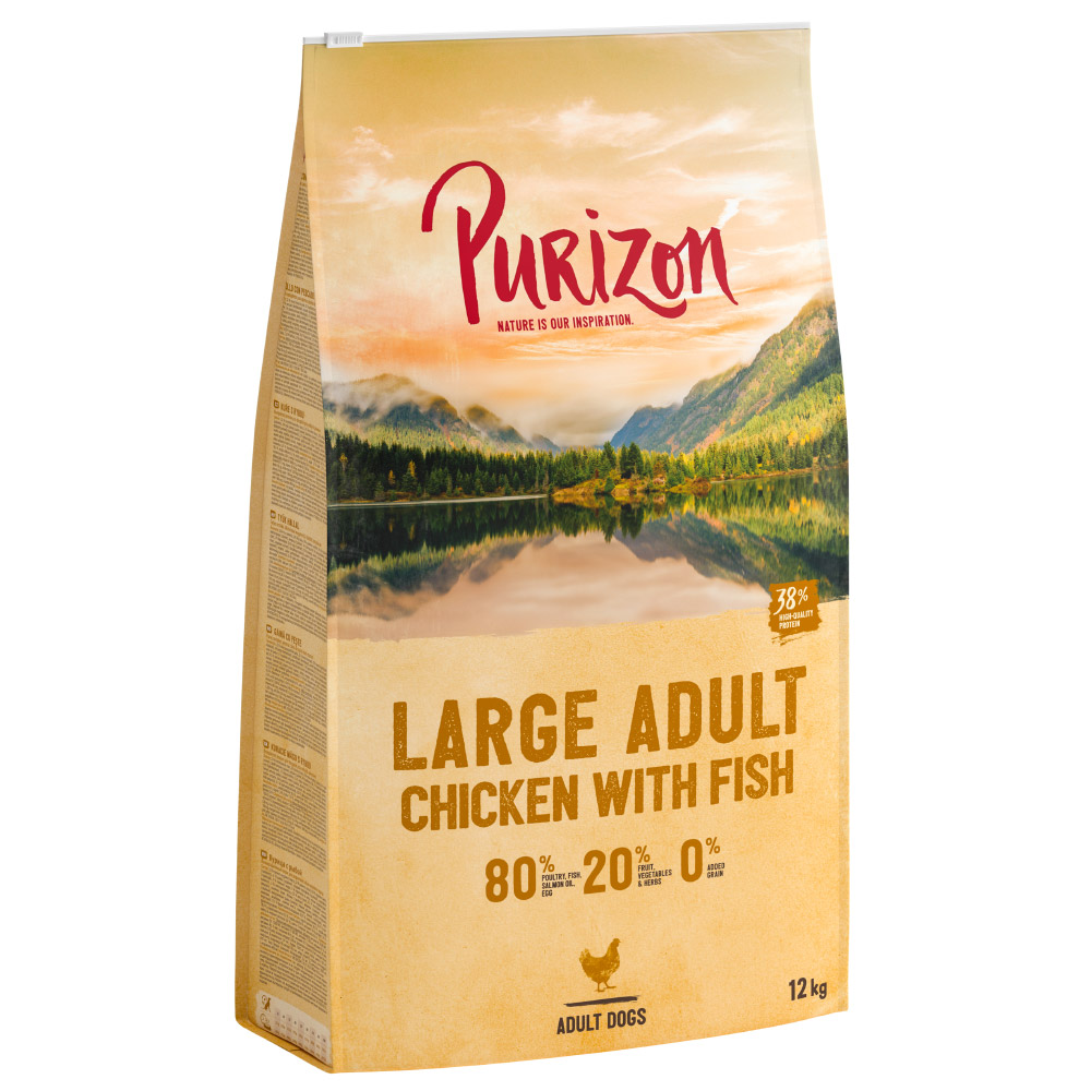 12 kg Purizon zum Sonderpreis sichern! - Large Adult Huhn mit Fisch 12 kg Purizon zum Sonderpreis sichern! - Large Adult Huhn mit Fisch von Purizon