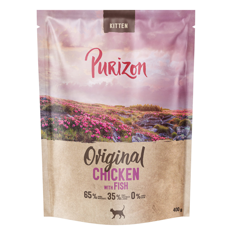 400 g Purizon Trockenfutter zum Sonderpreis! - Kitten Huhn & Fisch - getreidefrei (neu) von Purizon