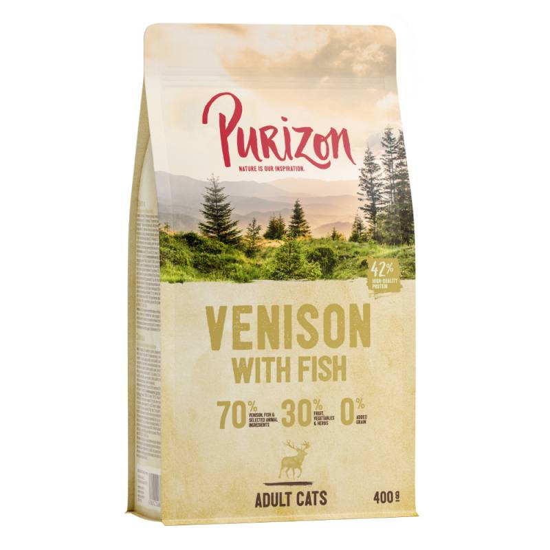 400 g Purizon zum Probierpreis! - Original Hirsch mit Fisch von Purizon