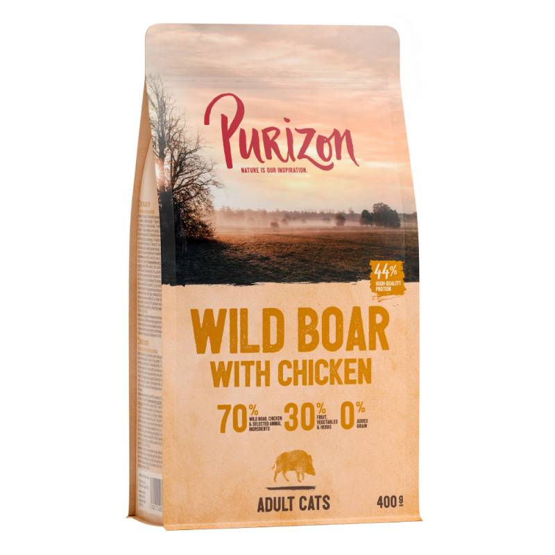 400 g Purizon zum Probierpreis! - Original Wildschwein mit Huhn von Purizon