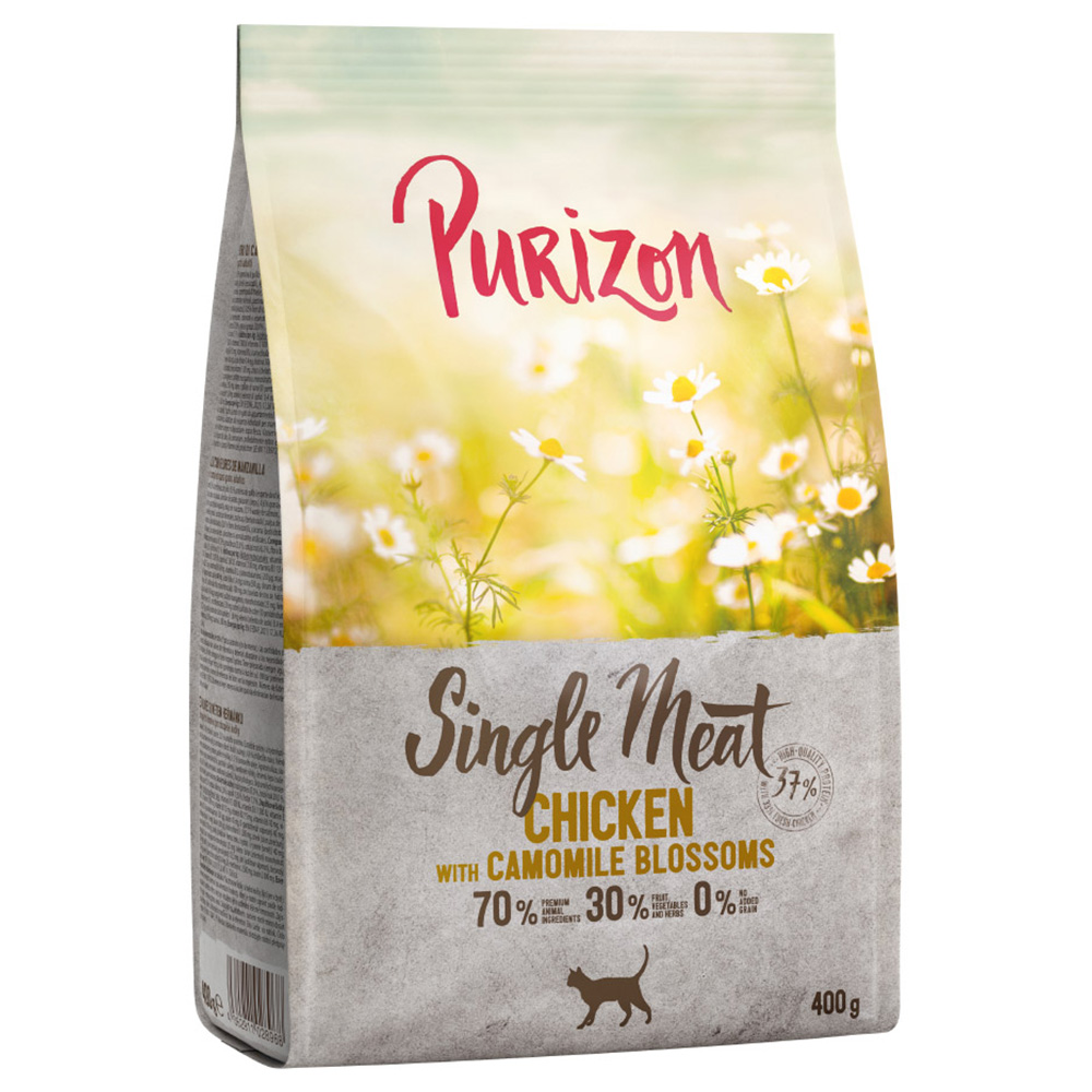 400 g Purizon zum Probierpreis! - Single Meat Huhn mit Kamillenblüten 400 g Purizon zum Probierpreis! - Single Meat Huhn mit Kamillenblüten von Purizon