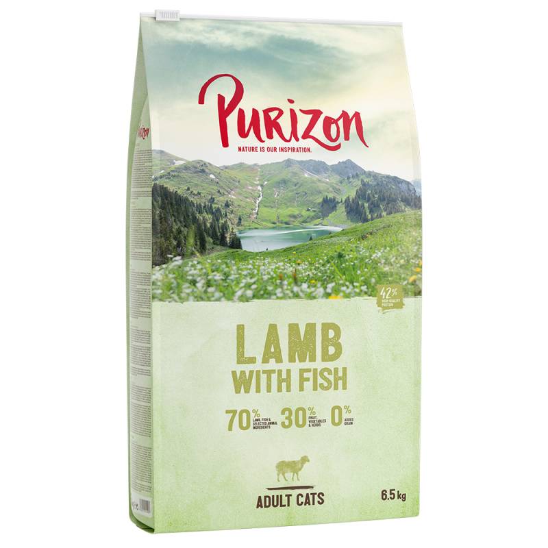 6,5 kg Purizon Katzenfutter zum Sonderpreis! - Adult Lamm & Fisch von Purizon