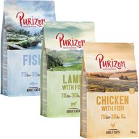 Mix-Sparpaket Purizon 3 x 2,5 kg - Adult: Huhn & Fisch / Lamm & Fisch / Fisch von Purizon