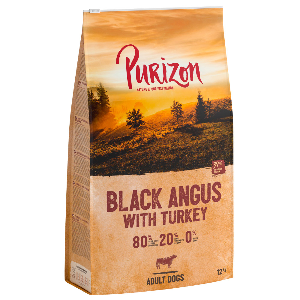 Purizon Black-Angus-Rind mit Truthahn Adult - getreidefrei - Sparpaket: 2 x 12 kg Purizon Black-Angus-Rind mit Truthahn Adult - getreidefrei - Sparpaket: 2 x 12 kg von Purizon