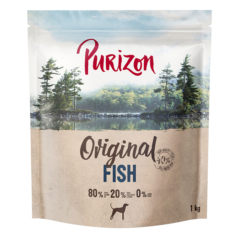 Purizon Fisch Adult - getreidefrei - Sparpaket: 4 x 1 kg von Purizon