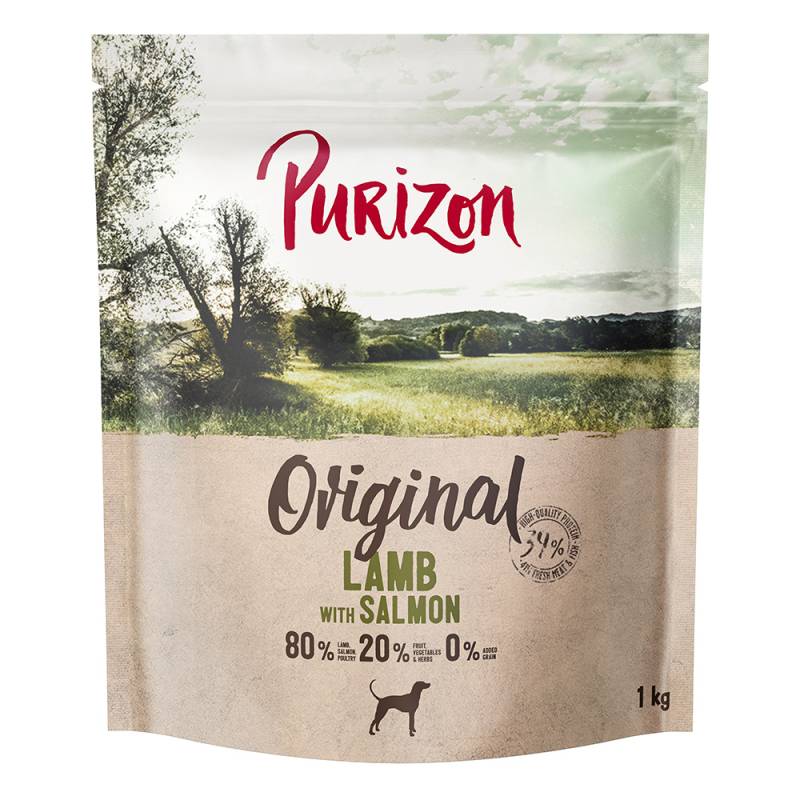 Purizon Lamm mit Lachs Adult - getreidefrei - Sparpaket: 4 x 1 kg von Purizon