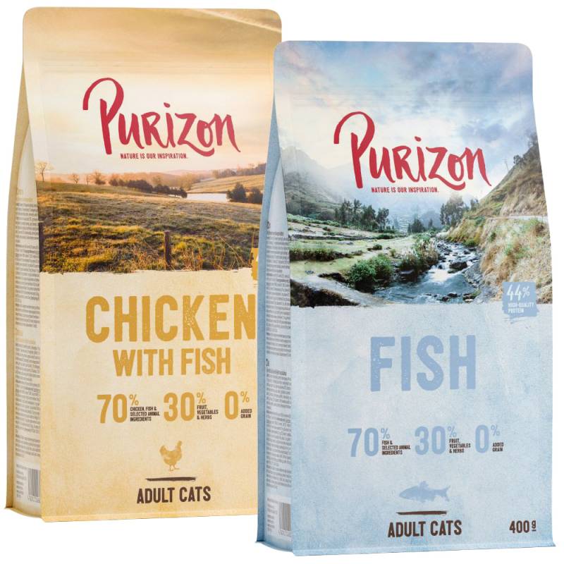 Probiermix Purizon 2 x 400 g - Huhn & Fisch + Fisch Probiermix Purizon 2 x 400 g - Huhn & Fisch + Fisch von Purizon