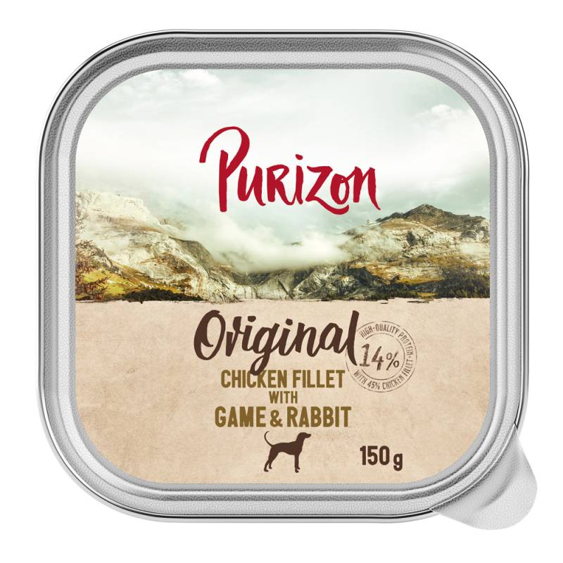 Purizon 6 x 150 g - Hühnerfilet mit Black-Angus-Rind & Pute von Purizon