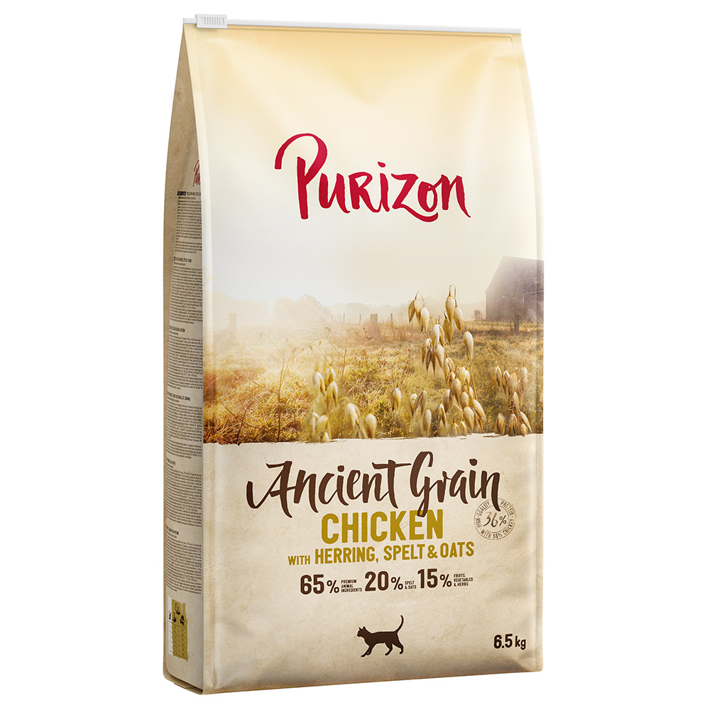 Purizon Adult Huhn mit Fisch  - Urgetreide -  Sparpaket: 2 x 6,5 kg von Purizon