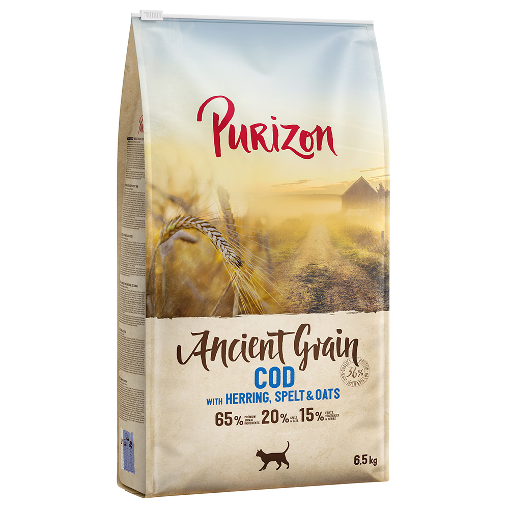 Purizon Adult Kabeljau - Urgetreide - Sparpaket: 2 x 6,5 kg von Purizon