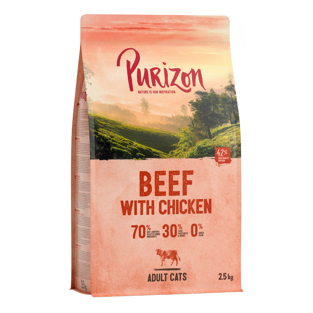 Purizon Adult Rind mit Huhn - getreidefrei - 2,5 kg von Purizon