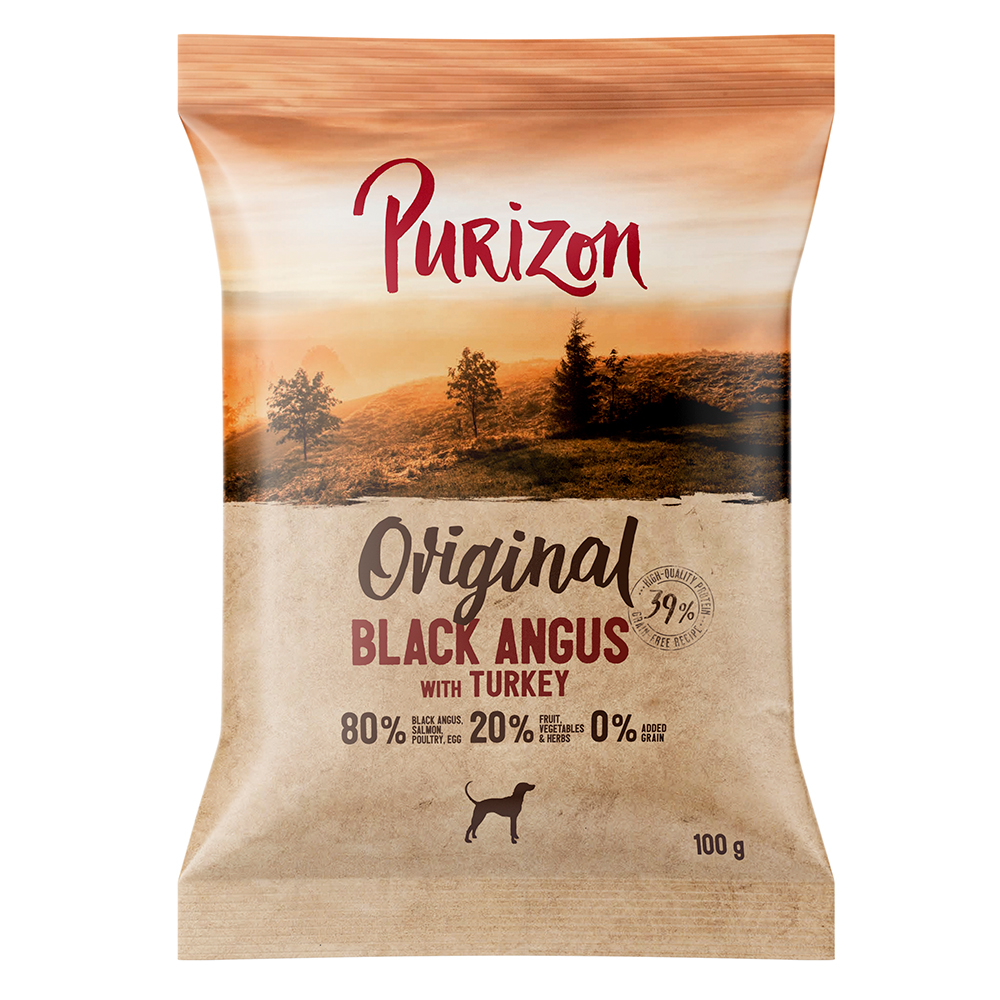 Purizon Black-Angus-Rind mit Truthahn Adult - getreidefrei - 100 g von Purizon