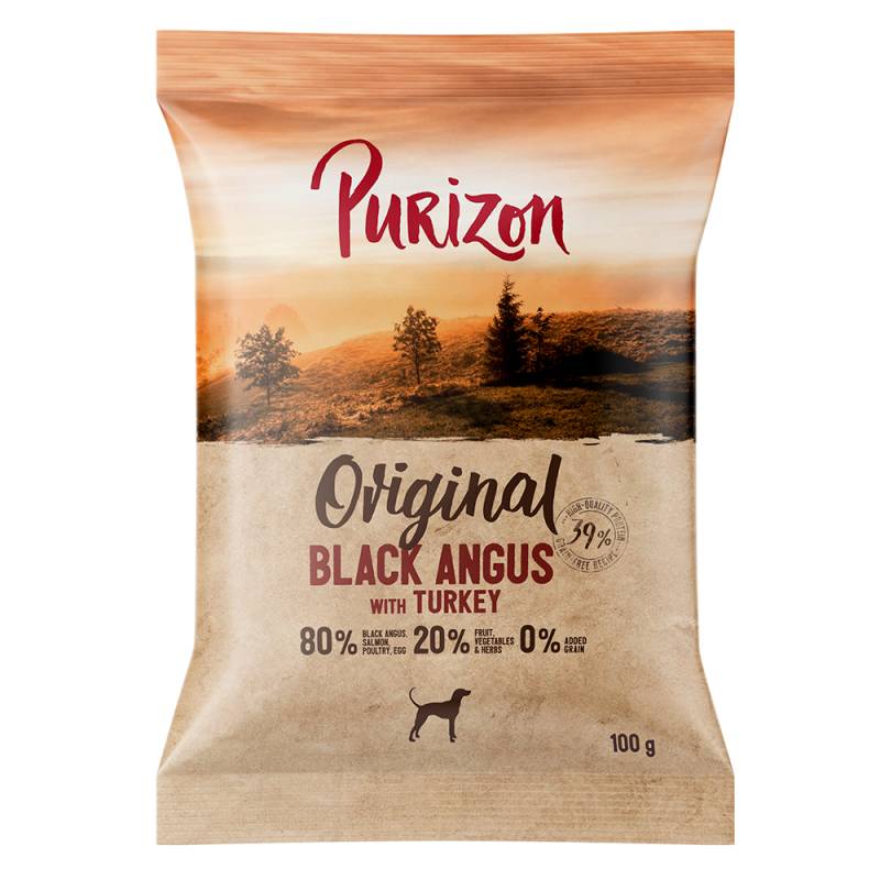 Purizon Black-Angus-Rind mit Truthahn Adult - getreidefrei - 100 g von Purizon