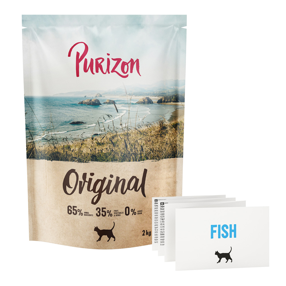 Purizon Cat Adult Fisch - Original Daily 65% - Sparpaket: 2 x 2 kg Purizon Cat Adult Fisch - Original Daily 65% - Sparpaket: 2 x 2 kg von Purizon