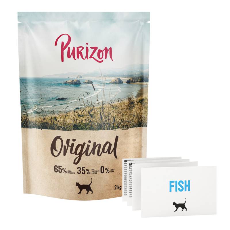 Purizon Cat Adult Fisch - Original Daily 65% - Sparpaket: 2 x 2 kg Purizon Cat Adult Fisch - Original Daily 65% - Sparpaket: 2 x 2 kg von Purizon