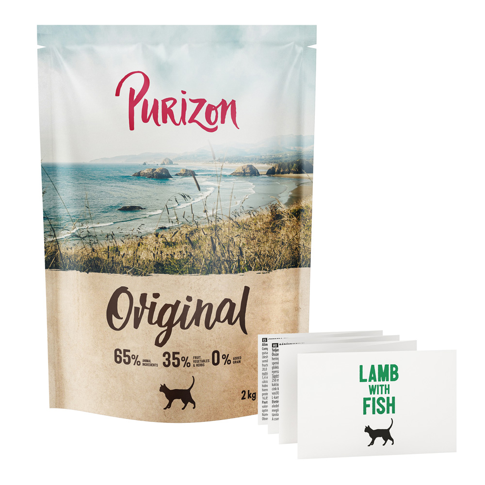 Purizon Cat Adult Lamm mit Fisch - Original Daily 65% - Sparpaket: 2 x 2 kg Purizon Cat Adult Lamm mit Fisch - Original Daily 65% - Sparpaket: 2 x 2 kg von Purizon