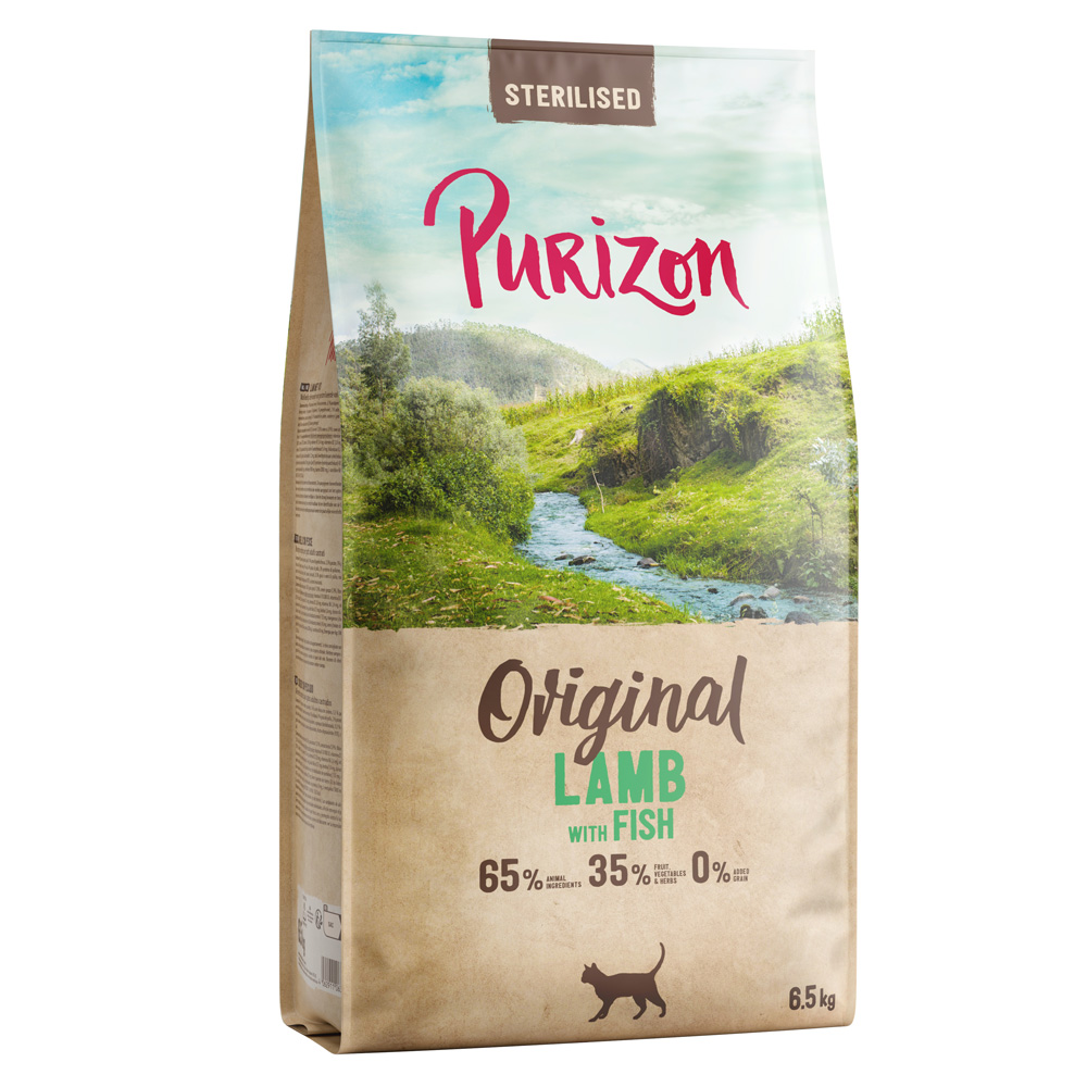 Purizon Cat Adult Sterilized Lamm mit Fisch - Original Daily 65% - 6,5 kg Purizon Cat Adult Sterilized Lamm mit Fisch - Original Daily 65% - 6,5 kg von Purizon