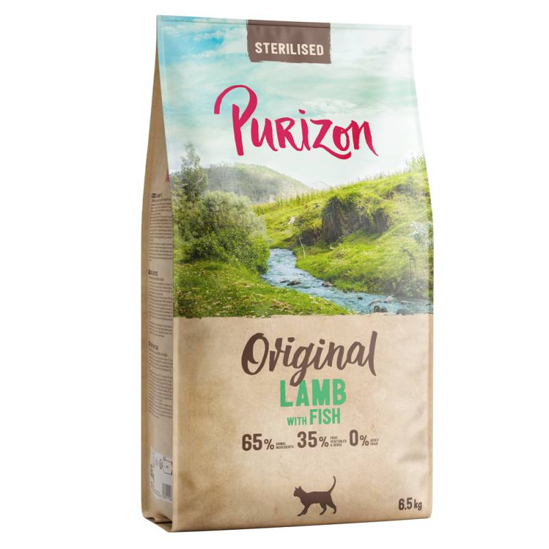 Purizon Cat Adult Sterilized Lamm mit Fisch - Original Daily 65% - Sparpaket: 2 x 6,5 kg Purizon Cat Adult Sterilized Lamm mit Fisch - Original Daily 65% - Sparpaket: 2 x 6,5 kg von Purizon